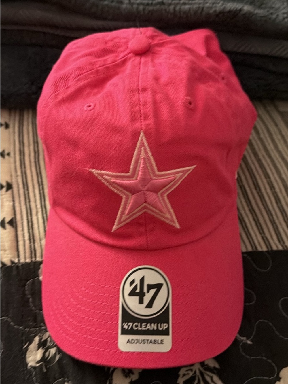 NFL Pink Star Adjustable Baseball Cap